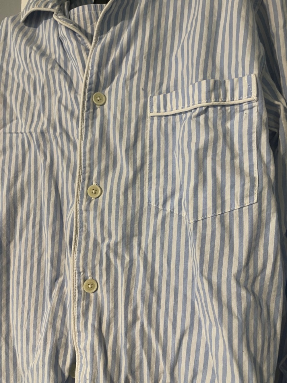 J. Crew Blue and White Striped Pajama Set - Picture 5 of 6